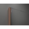 MEXEN/S - Kioto Sprchová zástěna Walk-in 100 x 80 cm, černý vzor, měď kartáčovaná 800-100-202-65-70-080