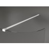 MEXEN/S - Kioto Sprchová zástěna WALK-IN zaoblená 90 x 200, transparent 8 mm, bílá - 800-080-101-20-06 800-090-101-20-06
