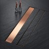 REA - Odtokový žlab Neox pro Brushed Copper 90 REA-G4803