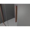 MEXEN/S - Velar posuvné sprchové dveře Walk-in 140, transparent, kartáčovaná měď 871-140-000-03-65