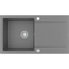 MEXEN - Leo granitový dřez s odkapávačem 900x500 mm, šedá 6501901010-71