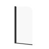CERSANIT - VANOVÁ ZÁSTĚNA EASY NEW 140x70 ČERNÁ, JEDNOKŘÍDLÁ S1037-001