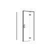 CERSANIT - SET C97 Sprchový kout Larga, pravý, 80x90x195, černý, čiré sklo S601-299