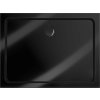 MEXEN/S - Flat sprchová vanička obdélníková slim 100 x 70, černá + černý sifon 40707010B