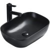 MEXEN - Rita umyvadlo na desku 45 x 32 cm černé mat 21084585