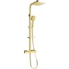MEXEN/S - CQ45 SPRCHOVÁ SADA S TERMOSTATICKOU BATERIÍ, ZLATÁ 772504595-50
