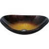 MEXEN - Sonia skleněné umyvadlo 54, zlatá tmavá 24145451