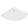 MEXEN - Sprchová vanička čtvrtkruh 70 x 70, bílá 41107070