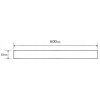 MEXEN - Rošt M01 pro žlab 60 cm nerez 1020060