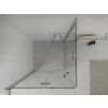 MEXEN/S - LIMA sprchový kout 80x80, transparent, chrom 856-080-080-02-00