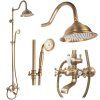 REA - Sprchový set BERGAMO antique bronze REA-P5002