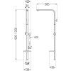 MEXEN - Q chrom Sprchový sloup 79395-00
