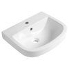 VIBRANT keramické umyvadlo 51x42cm, bílá