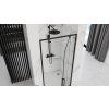 REA - Otevírací sprchové dveře Rapid Swing 90 černé REA-K6409