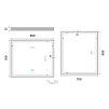 bile led zrcadlo 800x700 s dotykovym senzorem vykres