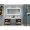zrcadlo LUMI 160x60 cm modra koupelna