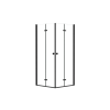 ctvercovy sprchovy kout exo h black