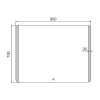 led zrcadlo 900x700 s dotykovym senzorem vykres