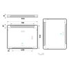 led zrcadlo 900x700 s dotykovym senzorem vykres