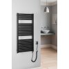 TONDI-E elektrické otopné těleso rovné 450x970 mm, 300 W, černá mat