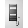 TONDI-E elektrické otopné těleso rovné 450x970 mm, 300 W, černá mat