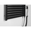 TONDI-E elektrické otopné těleso rovné 450x970 mm, 300 W, černá mat