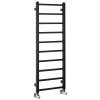METRO LIGHT otopné těleso 400x1140 mm, černá mat