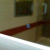 Zrcadlo s LED osvitlením, hodinami a počasím 600x650x43 mm, ukazatel venkovní a vnitoní teploty, barometr