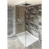ARCHITEX sada pro uchycení skla, podlaha-stěna-strop, max. š. 1200mm, leštěný hliník