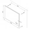 LED zrcadlo SMART 100x65 cm, bluetooth, hodiny, datum, teplota, reproduktor, funkce proti zamlžování  DOPRAVA ZDARMA