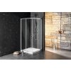 SIGMA SIMPLY čtvercový sprchový kout 800x800 mm, rohový vstup, sklo Brick