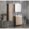 KERAMIA FRESH umyvadlová skříňka, 1 zásuvka, 60,6x74x34cm, dub platin