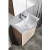 KERAMIA FRESH umyvadlová skříňka, 1 zásuvka, 60,6x74x34cm, dub platin