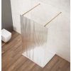 VARIO GOLD MATT jednodílná sprchová zástěna do prostoru, sklo nordic, 900 mm