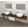 AVICE deska pod umyvadlo 170x50cm, tl.5cm, dub tmavý