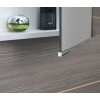 MIRRÓ galerka s LED osvětlením, 3x dvířka, 120x70x16cm, dub stříbrný  DOPRAVA ZDARMA
