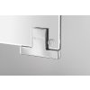 MIRRÓ galerka s LED osvětlením, 3x dvířka, 120x70x16cm, dub stříbrný  DOPRAVA ZDARMA