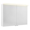 LINEX galerka s LED osvětlením, 100x70x15cm, bílá  DOPRAVA ZDARMA