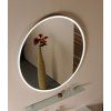 FLOAT kulaté zrcadlo s LED podsvícením o 74cm, bílá