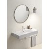 KUBE X keramické umyvadlo 100x47cm, s odkládacími plochami, bílá ExtraGlaze  DOPRAVA ZDARMA