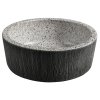 PRIORI keramické umyvadlo na desku, Ø 41cm, granit