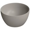PURA keramické umyvadlo na desku vysoké, průměr 42cm, tortora mat  DOPRAVA ZDARMA