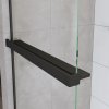 Polička k WALK IN, 120 cm, černý ALU