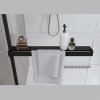 Polička k WALK IN, 120 cm, černý ALU