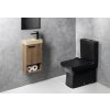 PICCOLINO betonové umývátko 30,8x17cm, baterie vpravo, žlutá