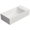 KUBE X keramické umývátko 50x25cm, bez otvoru, pravé/levé, bílá mat