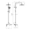 sprchovy set s pakovou baterii ultra 10 olo chrom