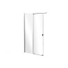 Walk-in sprchový kout VAYO CHROM, 90 cm, 200 cm, Univerzální Levé / Pravé, Čiré bezpečnostní sklo - 8 mm, Chrom/Leštěný hliník (ALU)