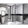 Walk-in sprchový kout ICON BLACK, 120 cm, 200 cm, Univerzální Levé / Pravé, Čiré bezpečnostní sklo - 8 mm, Černá  DOPRAVA ZDARMA