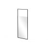 Walk-in sprchový kout ICON BLACK, 120 cm, 200 cm, Univerzální Levé / Pravé, Čiré bezpečnostní sklo - 8 mm, Černá  DOPRAVA ZDARMA